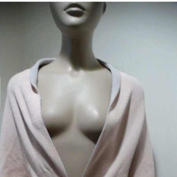 Lululemon Exaltation Wrap Reversible Cardigan Knit Shrug Sweater Cotton Silk O/S - Picture 4 of 4